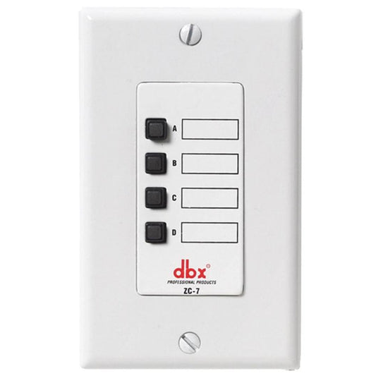 DBX ZC-7 | Controlador de Zona de Pared Programable