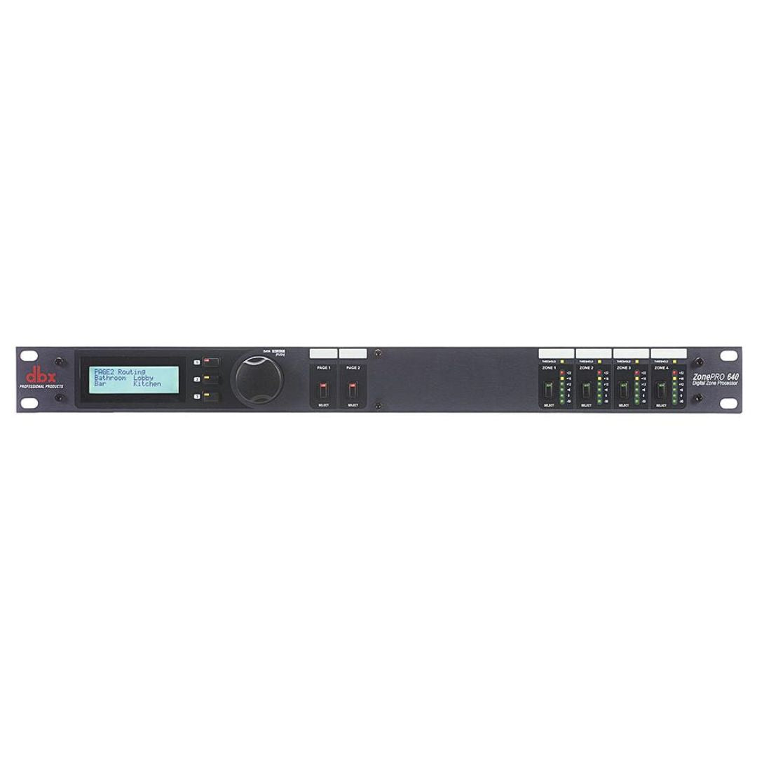 DBX ZonePRO 640 | Procesador Digital de Audio para Zonas 6×4