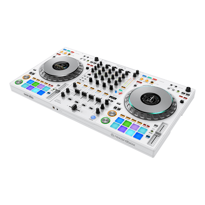 Pioneer DJ DDJ-FLX10-W | Controlador DJ Profesional de 4 Canales – Edición White Limitada