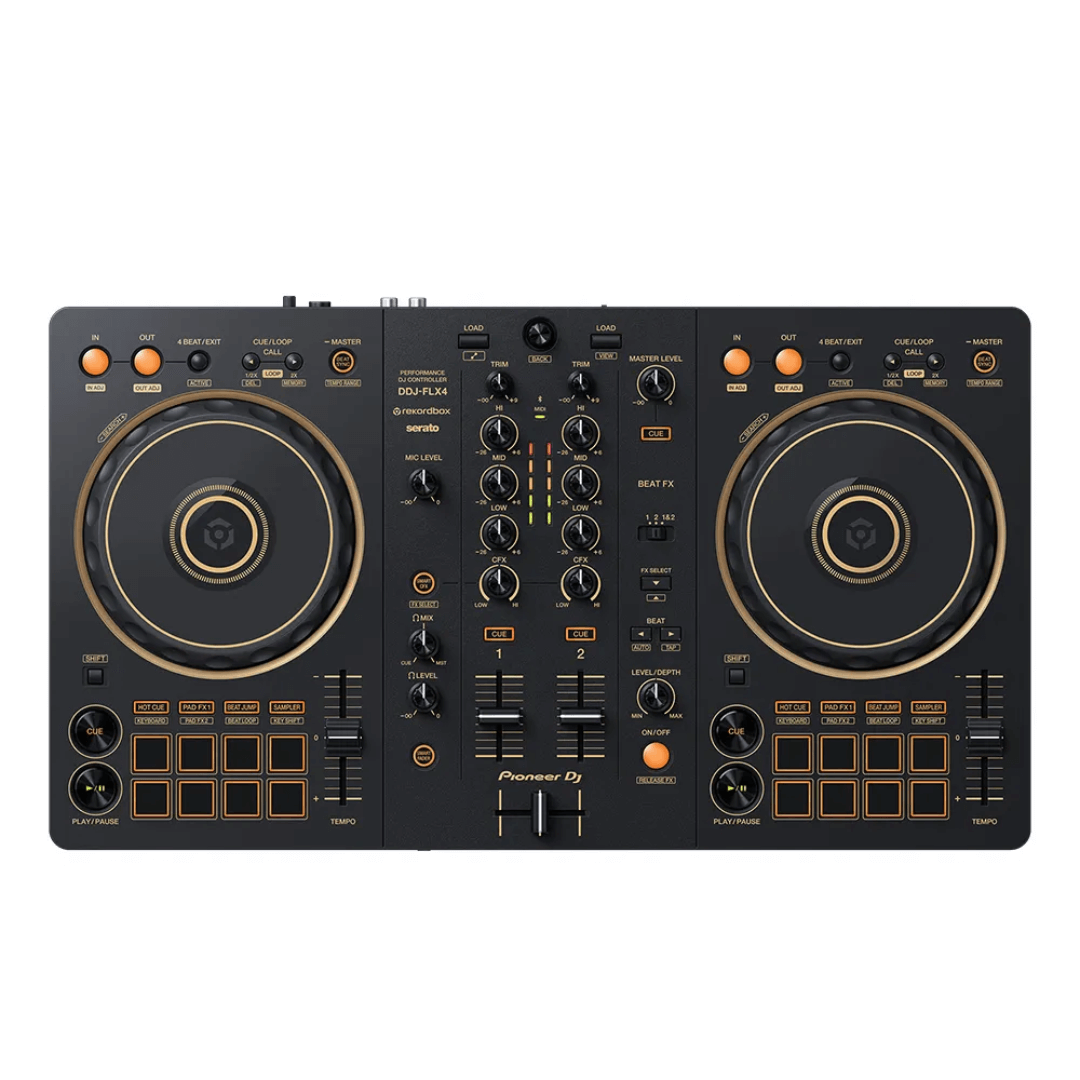 Pioneer DJ DDJ-FLX4/SXJ | Controlador DJ Profesional – Edición Dorada Limitada