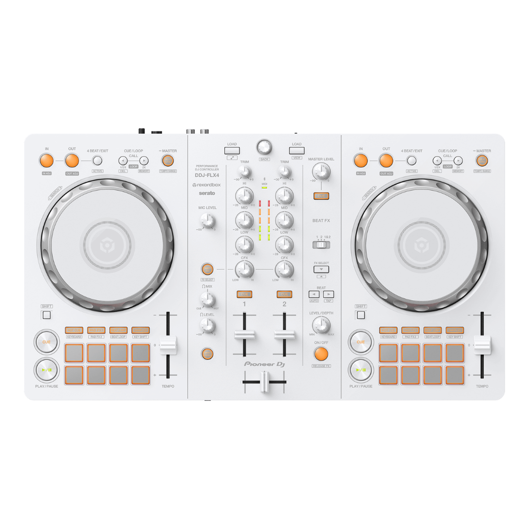 Pioneer DJ DDJ-FLX4/SXJ | Controlador DJ Profesional – Edición White Limitada