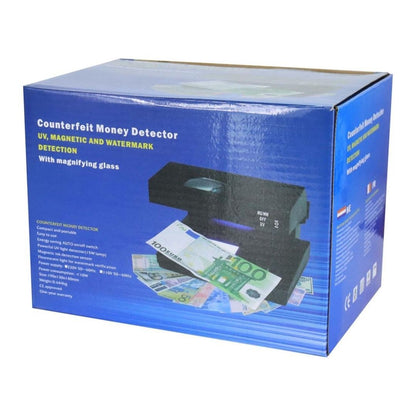 EVL MD-2038 | DETECTOR DE BILLETES 3 EN 1 C/DET. MAGNETICO/LUZ UV/LUPA