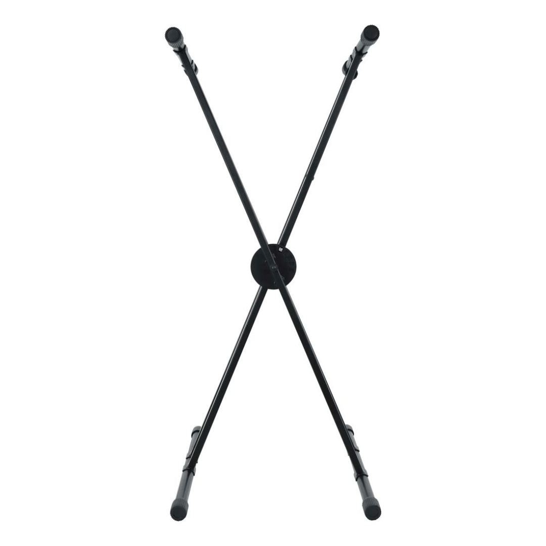 Studiomaster DF007-6 | Pedestal para Teclado Deluxe Doble Brazo de Altura Ajustable