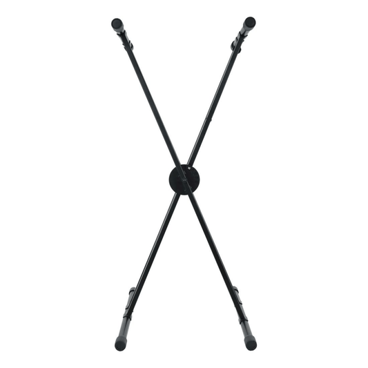 Studiomaster DF007-6 | Pedestal para Teclado Deluxe Doble Brazo de Altura Ajustable