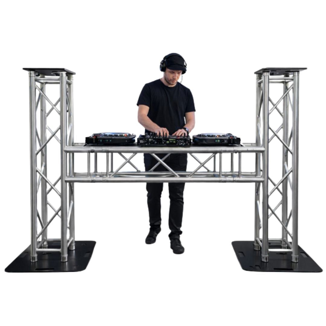 DJ Truss tipo H + Totem de 1.0m altura