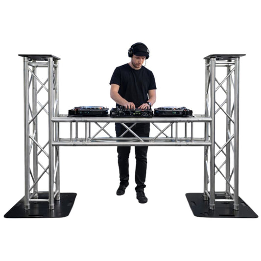 DJ Truss tipo H + Totem de 1.0m altura