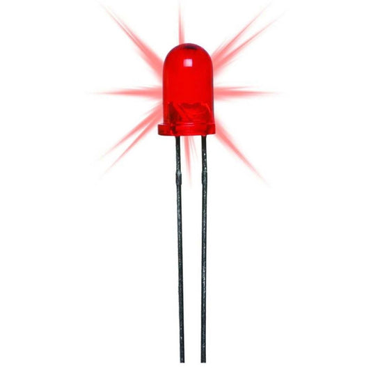 UNIVERSAL DL-512 | DIODO LED 5MM ALTO BRILLO ROJO