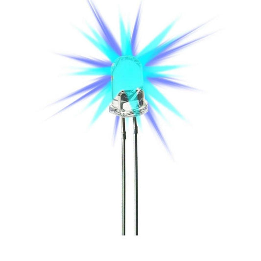 UNIVERSAL DL-556 | DIODO LED 5MM ALTO BRILLO TRANSPARENTE AZUL