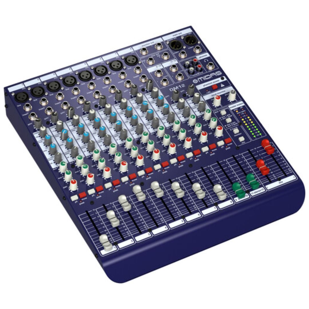 Behringer DM12 | Consola Analógica Profesional de 12 canales con Preamplificadores MIDAS