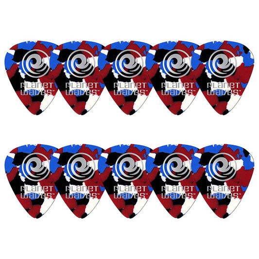 D’Addario 1CMC7-10 | Vitelas Celluloid Multi-Color Extra Heavy 1.25mm (Pack x10)