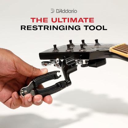 D’Addario DP0002 | ProWinder Herramienta 3 en 1 para Cambio de Cuerdas