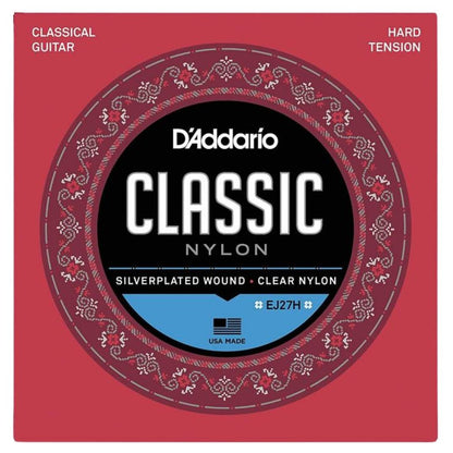 D’Addario EJ27H | Cuerdas para Guitarra Clásica Classic Nylon Hard Tension