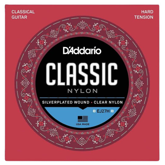 D’Addario EJ27H | Cuerdas para Guitarra Clásica Classic Nylon Hard Tension