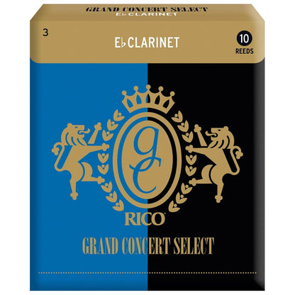 D’Addario Grand Concert Select RGC10BCL300 | Cañas para Clarinete Sib Nº 3.0 (Caja x10)