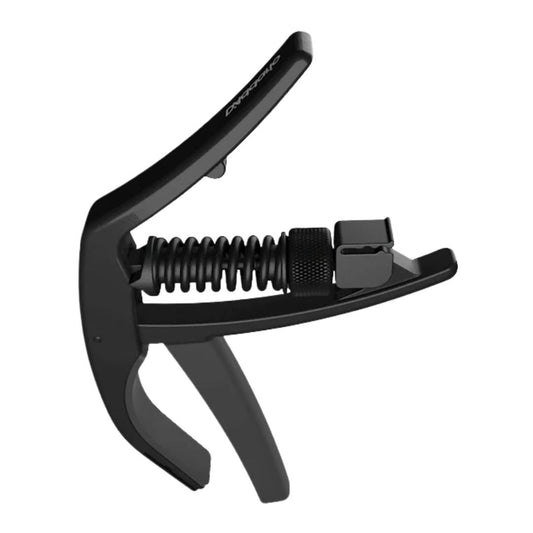 D’Addario PW-CP-10 | Capo Artist Tri-Action para Guitarra con Ajuste Micrométrico