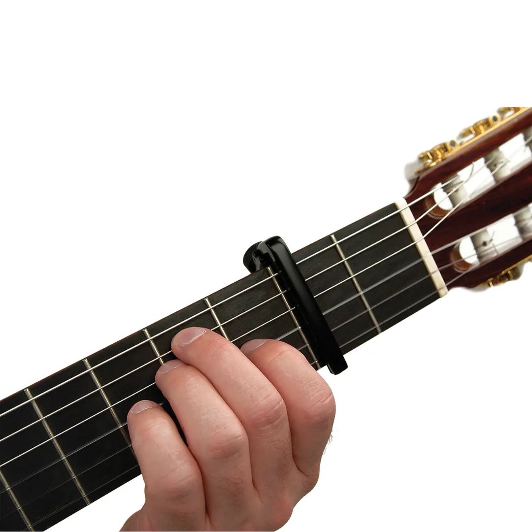 D’Addario PW-CP-16 | Capo NS Lite para Guitarra Clásica con Ajuste Micrométrico