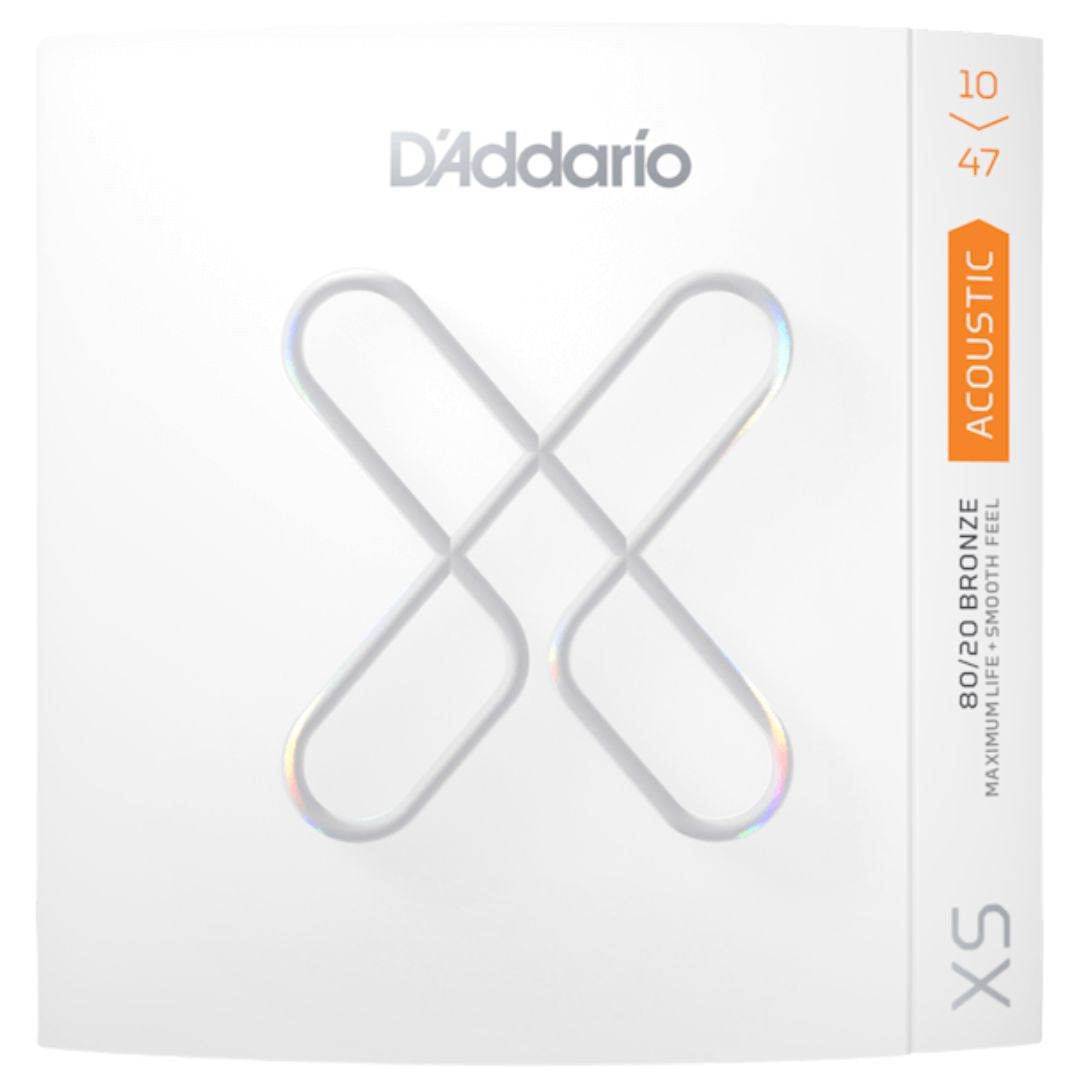 D’Addario XSABR1047 | Cuerdas para Guitarra Acústica 80/20 Bronze Extra Light
