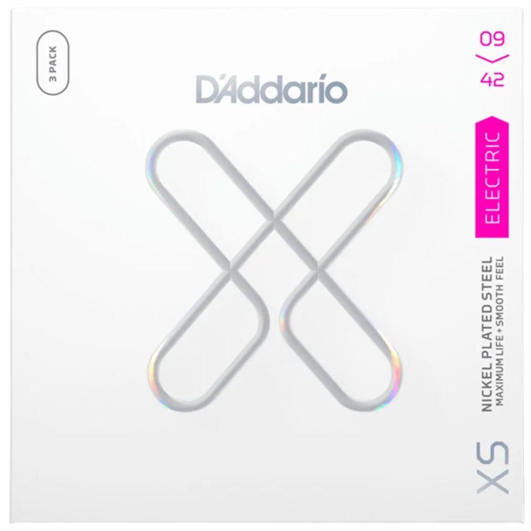 D’Addario XSE0942 | Cuerdas para Guitarra Eléctrica Nickel Plated Steel Super Light