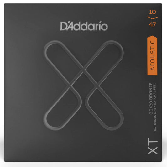 D’Addario XTABR1047 | Cuerdas para Guitarra Acústica 80/20 Bronze Extra Light