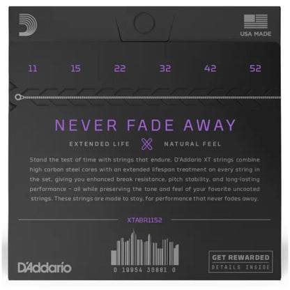 D’Addario XTABR1152 | Cuerdas para Guitarra Acústica 80/20 Bronze Light