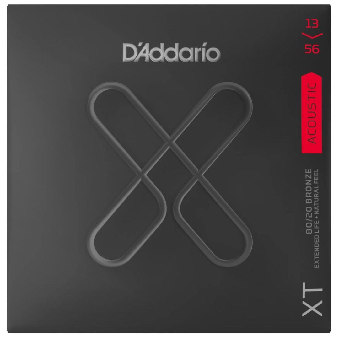 D’Addario XTABR1356 | Cuerdas para Guitarra Acústica 80/20 Bronze Medium