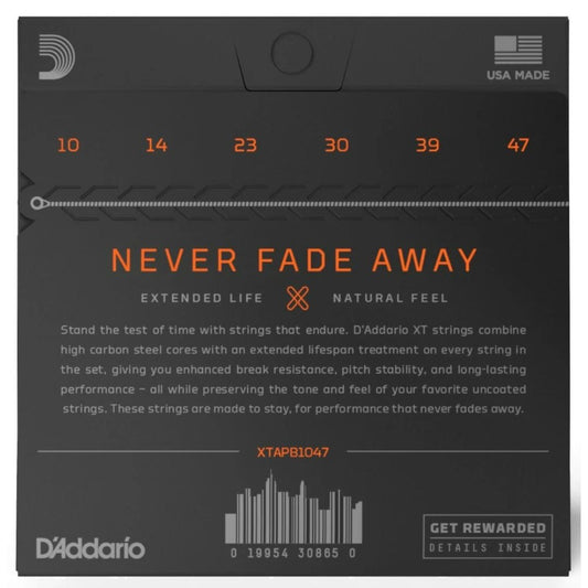 D’Addario XTAPB1047 | Cuerdas para Guitarra Acústica Phosphor Bronze Extra Light