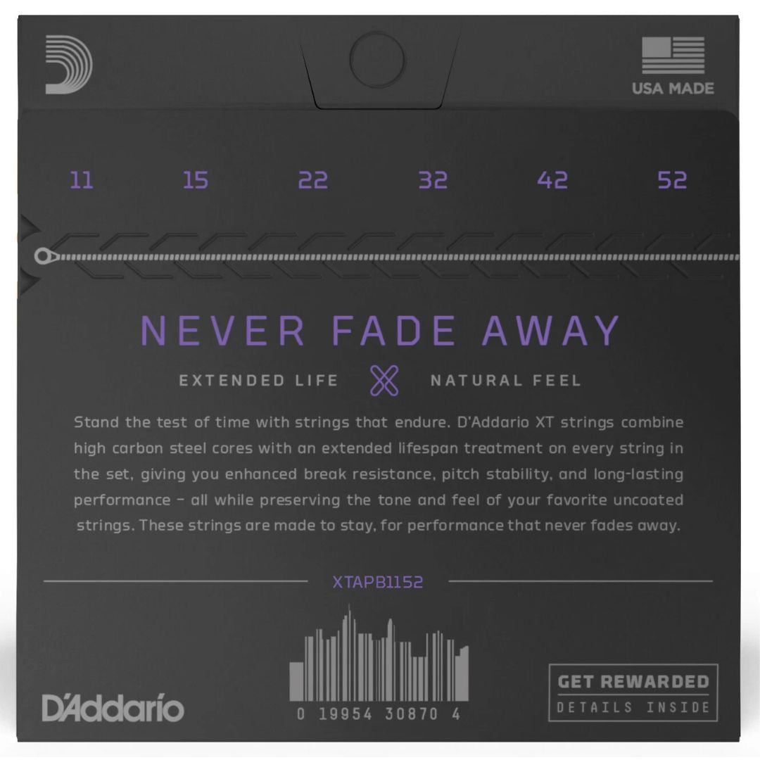 D’Addario XTAPB1152 | Cuerdas para Guitarra Acústica Phosphor Bronze Custom Light