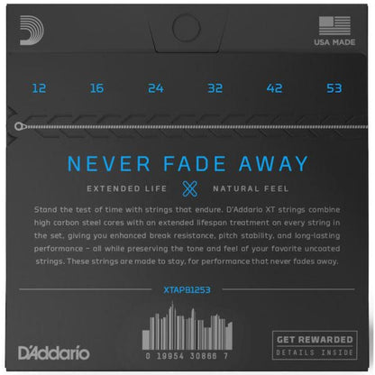 D’Addario XTAPB1253 | Cuerdas para Guitarra Acústica Phosphor Bronze Light