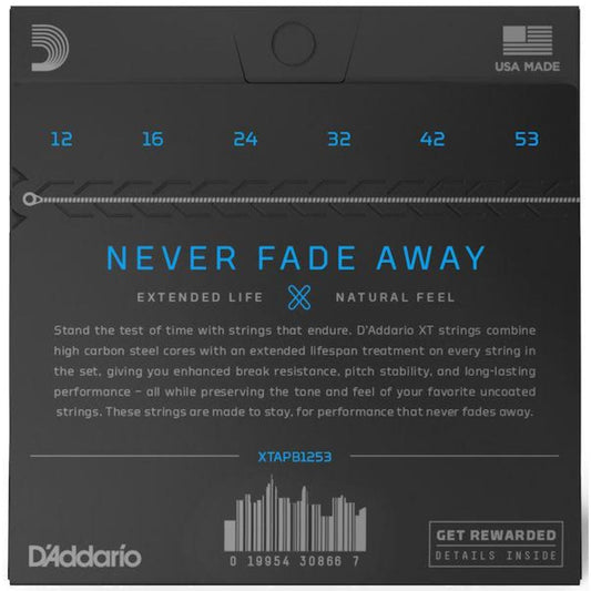 D’Addario XTAPB1253 | Cuerdas para Guitarra Acústica Phosphor Bronze Light