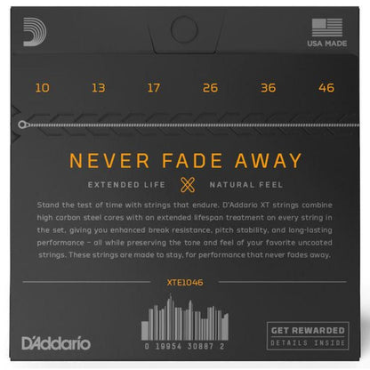 D’Addario XTE1046 | Cuerdas para Guitarra Eléctrica Nickel Wound Regular Light
