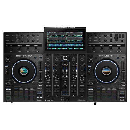 Denon DJ PRIME 4+ | Controlador DJ Profesional Standalone de 4 Decks con Wi-Fi