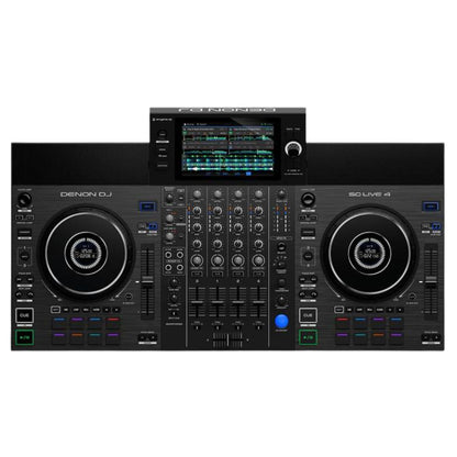 Denon DJ SC LIVE 4 | Controlador DJ Profesional Standalone de 4 Decks con Wi-Fi