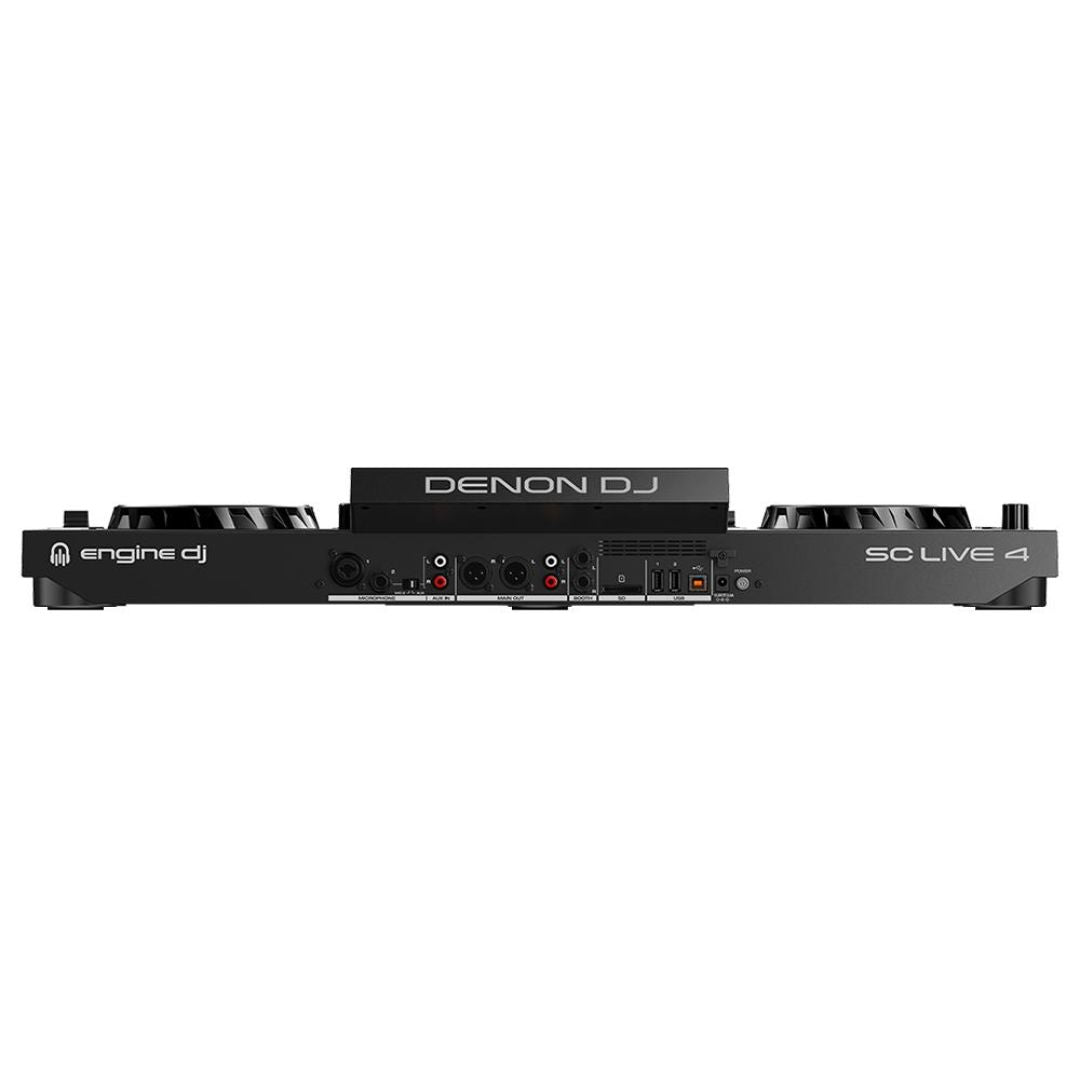 Denon DJ SC LIVE 4 | Controlador DJ Profesional Standalone de 4 Decks con Wi-Fi