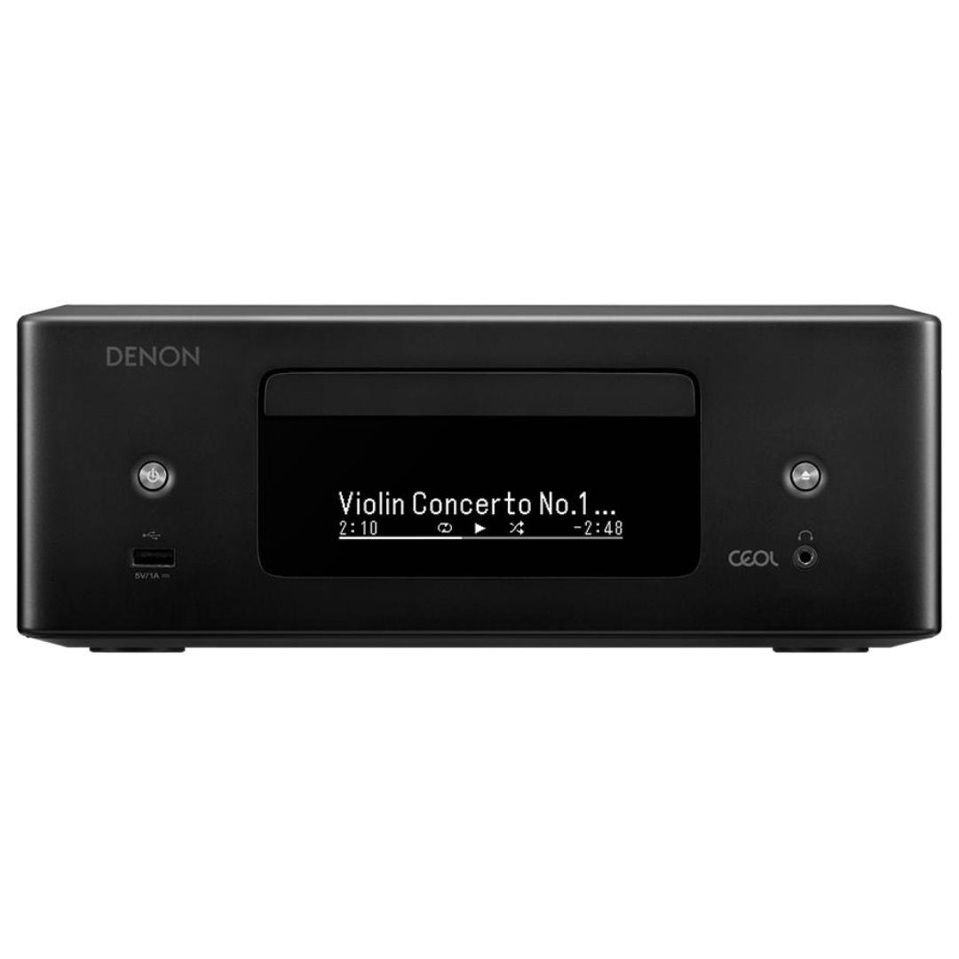 Denon Home CEOL RCD-N12 | Mini Sistema Hi-Fi con Reproductor de CD y HEOS®