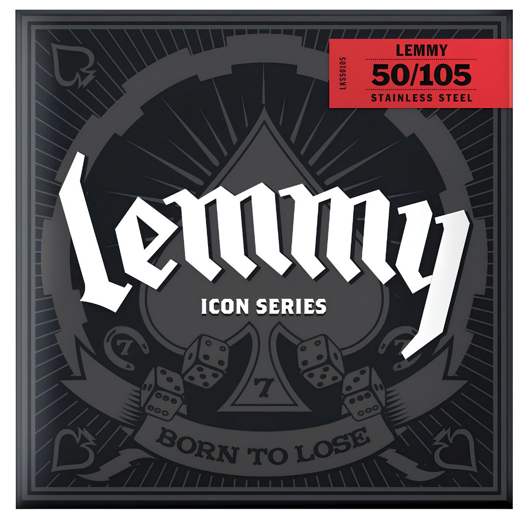 Dunlop LKS50105 Lemmy | Cuerdas para Bajo de 4 Cuerdas de Acero Inoxidable 50–105