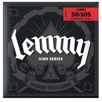 Dunlop LKS50105 Lemmy | Cuerdas para Bajo de 4 Cuerdas de Acero Inoxidable 50–105