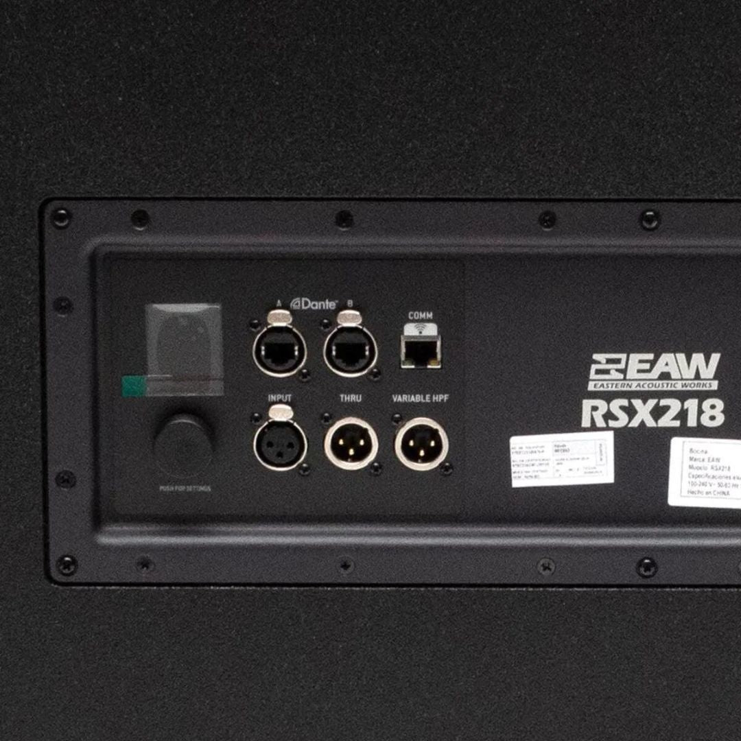 EAW RSX218 | Subwoofer Autoamplificado de Alto Rendimiento
