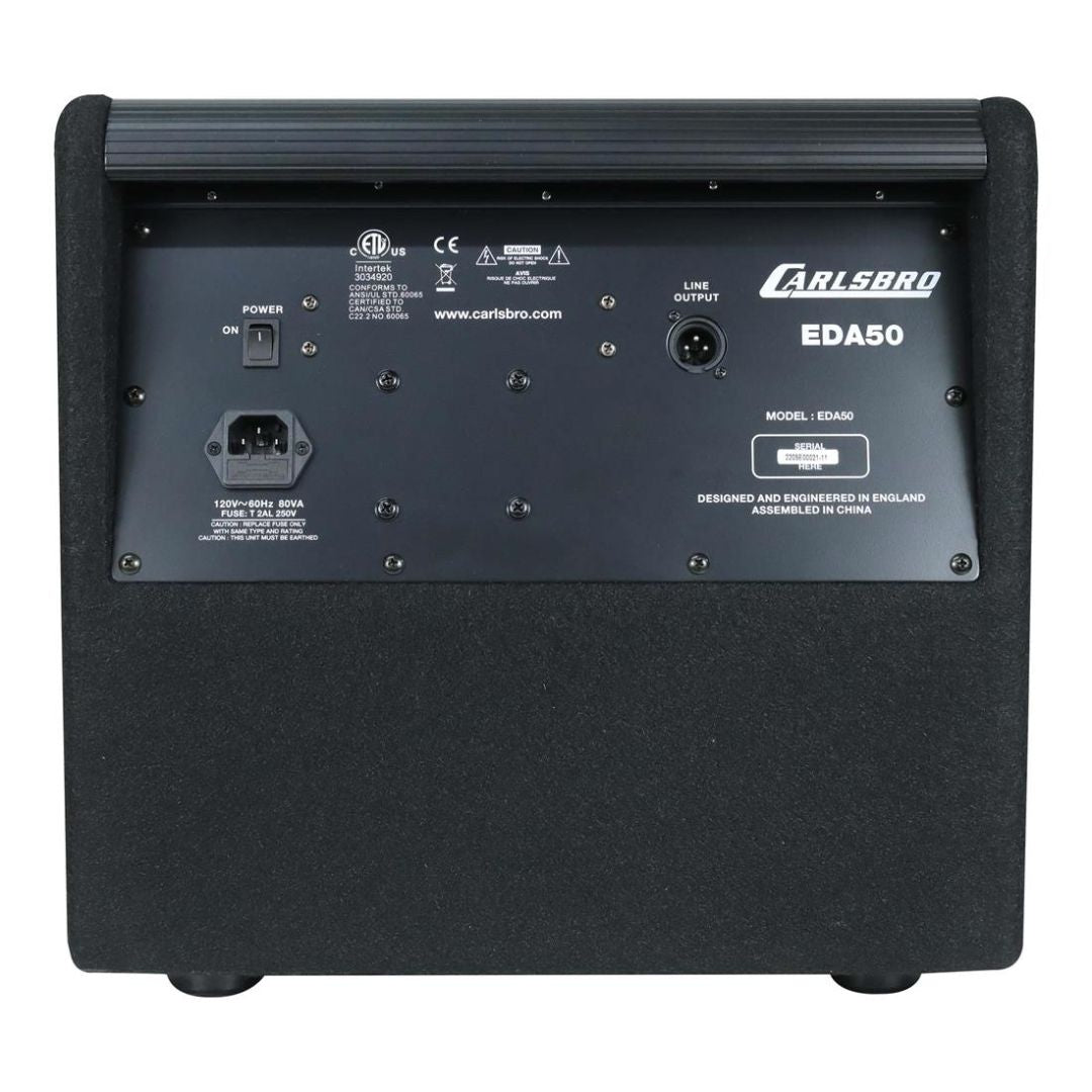 CARLSBRO EDA50B | Amplificador para Batería Electrónica 50W 1x10”