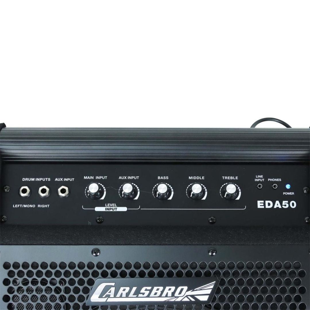 CARLSBRO EDA50B | Amplificador para Batería Electrónica 50W 1x10”