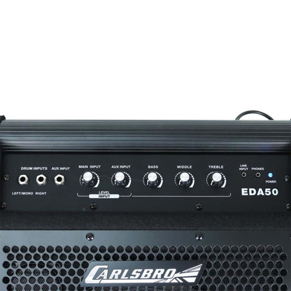 CARLSBRO EDA50B | Amplificador para Batería Electrónica 50W 1x10”