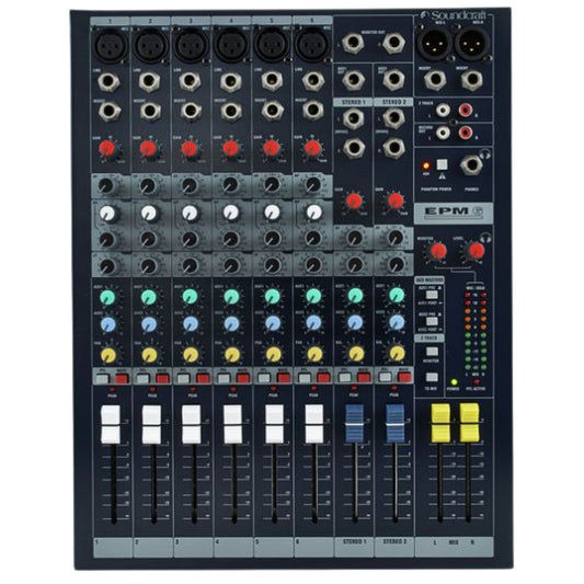 SOUNDCRAFT EPM6 | Consola Analógica Profesional 6 Canales con Preamplificadores GB30