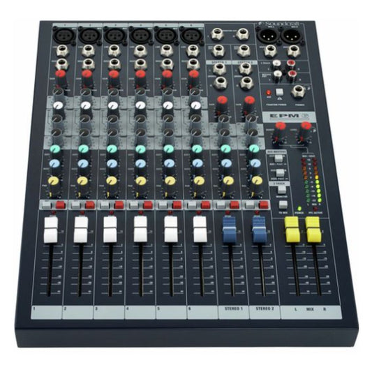 SOUNDCRAFT EPM6 | Consola Analógica Profesional 6 Canales con Preamplificadores GB30