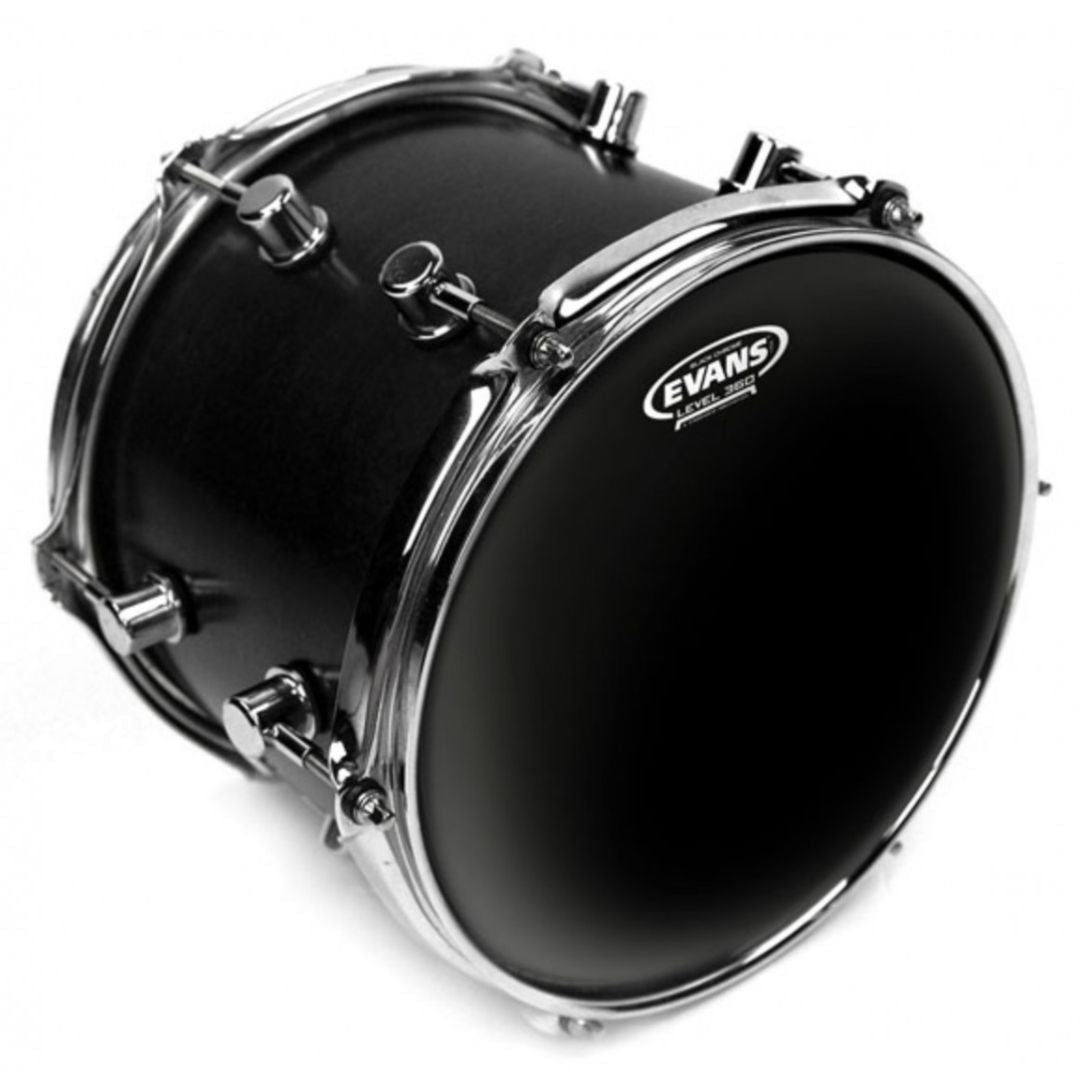 EVANS ETP-CHR-F Fusion | Pack de Parches Black Chrome para Toms