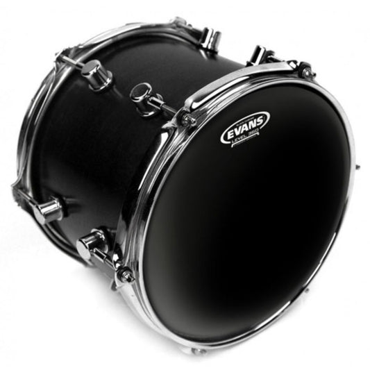 EVANS ETP-CHR-F Fusion | Pack de Parches Black Chrome para Toms