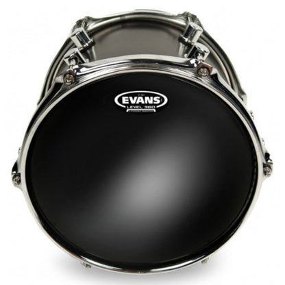 EVANS ETP-CHR-F Fusion | Pack de Parches Black Chrome para Toms
