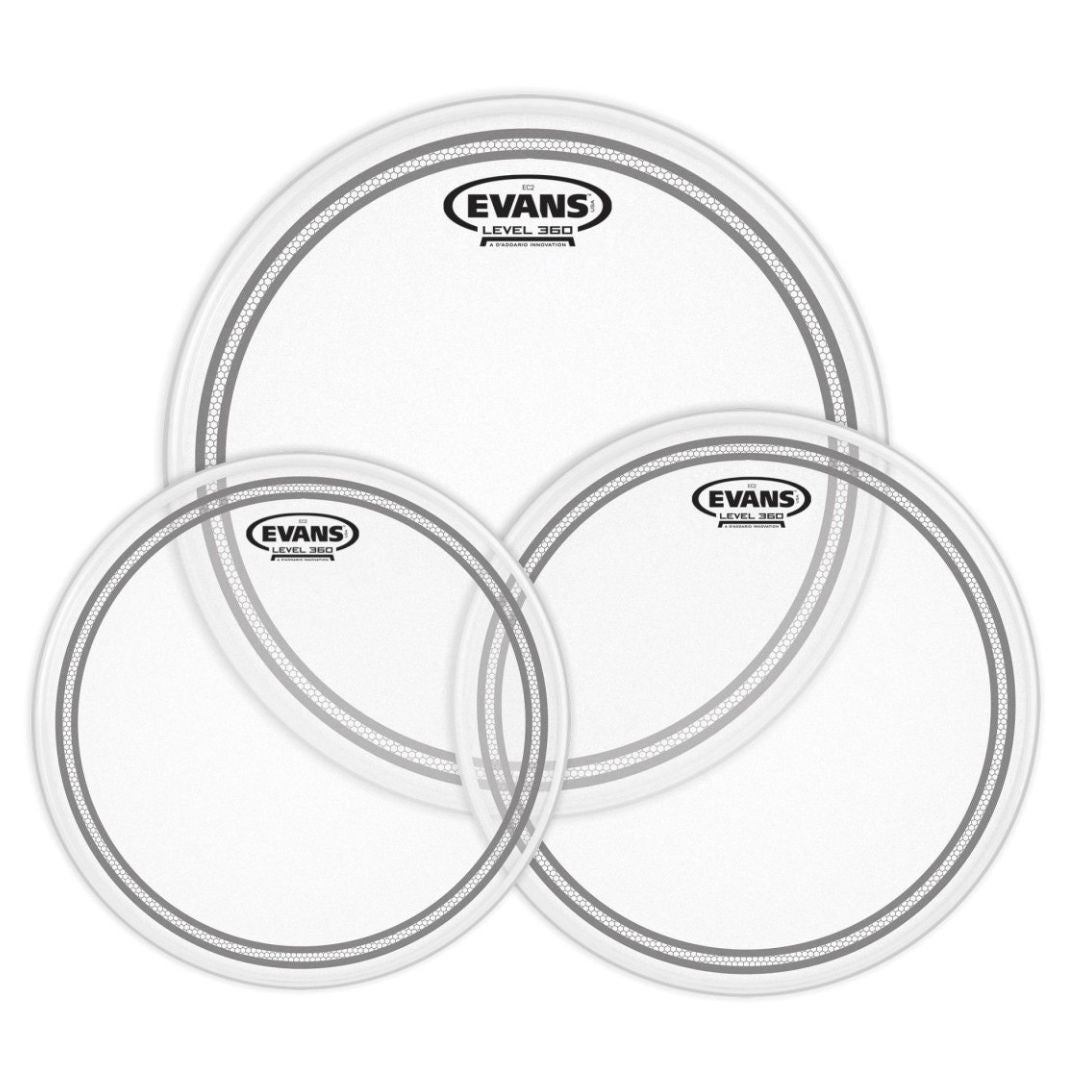 EVANS ETP-EC2SCLR-F Fusion | Pack de Parches EC2 Edge Control para Toms