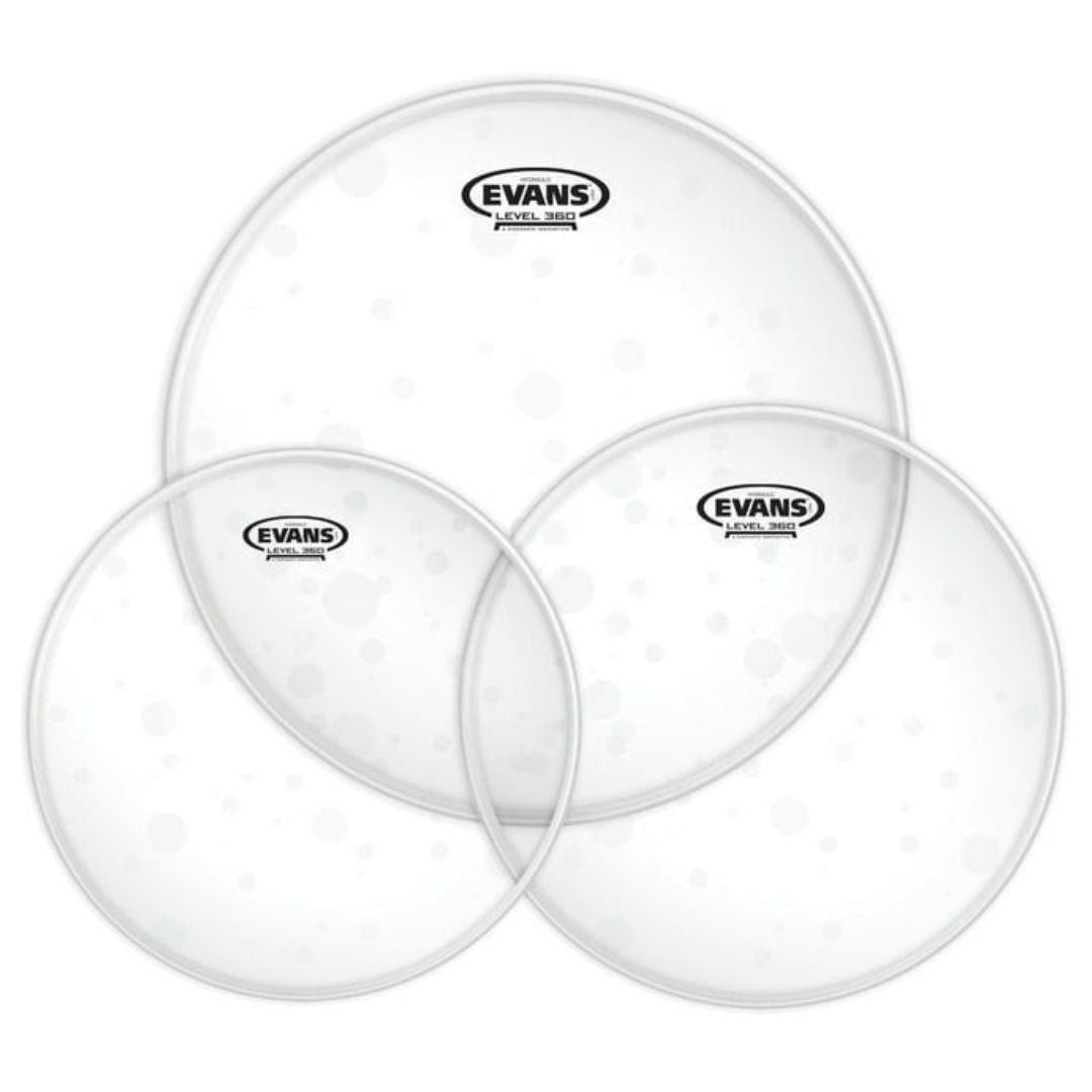 EVANS ETP-HYDGL-R Rock | Pack de Parches Hydraulic Glass para Toms