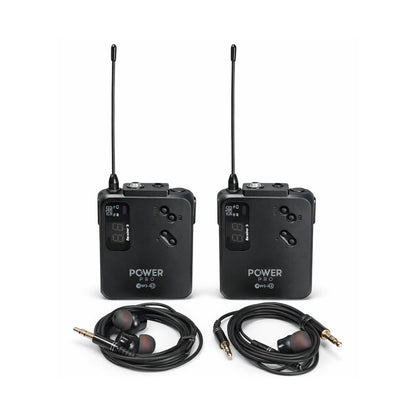 POWER PRO EW3-G2 | Sistema de Monitoreo Inalámbrico In-Ear Dual Channel 60m
