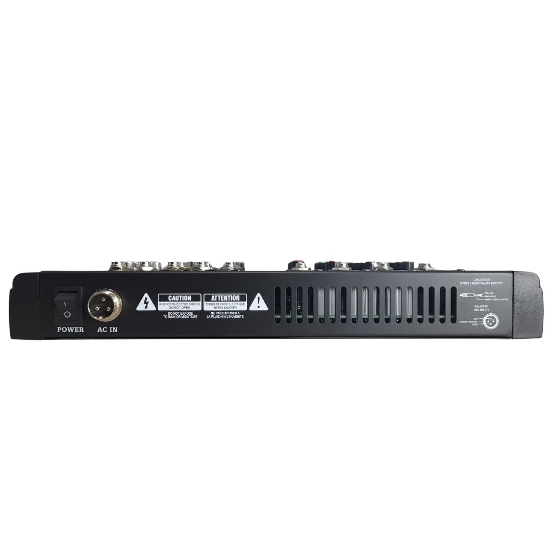 EXM4-USB POWER PRO | Consola Análoga 4 Canales Puros con MUTE e Interfaz de Audio