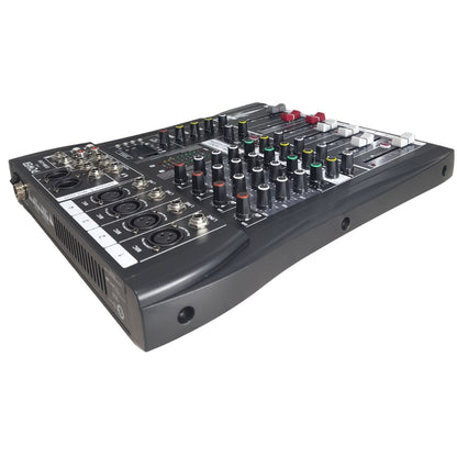 EXM4-USB POWER PRO | Consola Análoga 4 Canales Puros con MUTE e Interfaz de Audio